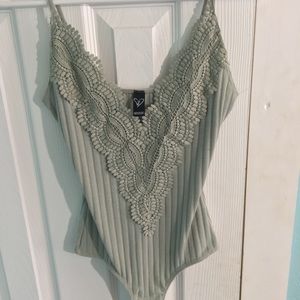 Tank top v cut bodysuit
